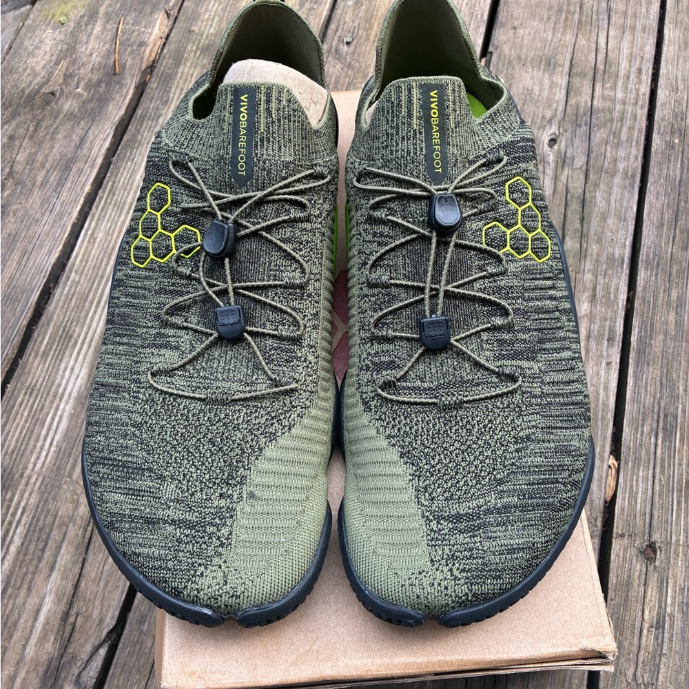 Vivo Barefoot Motus Flex Athletic Shoes Forest Green